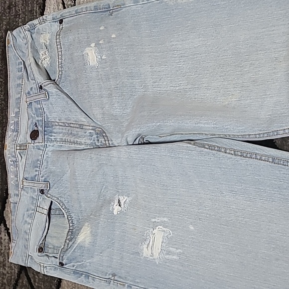 AER0POSTALE ESSEX STRAIGHT DISTRESSED DENIM JEAN - Picture 4 of 14